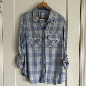 Kut from the Kloth Cowboy Pearl Button Long Sleeve Shirt - Like New